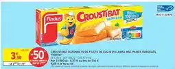 Intermarché Croustibat Bâtonnets de Filets de Colin d'Alaska MSC Panés Surgelés Findus offre