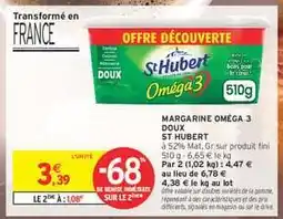 Intermarché Margarine Oméga 3 Doux offre