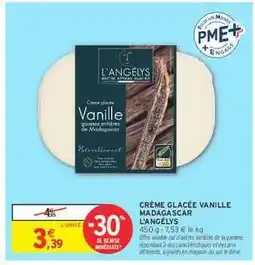 Intermarché CRÈME GLACÉE VANILLE MADAGASCAR L'ANGÉLYS offre