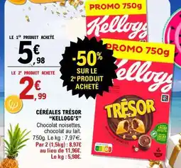 E.Leclerc Céréales Trésor Kellogg's offre