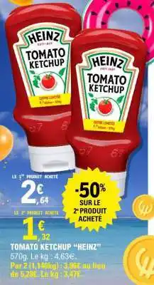 E.Leclerc Tomato Ketchup Heinz offre