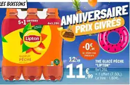 E.Leclerc THE GLACE PÊCHE “LIPTON” offre