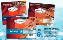 E.Leclerc SAUMON FUMÉ DELPEYRAT offre