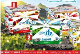 E.Leclerc YAOURT “MON ÎLE” Nature sucré offre