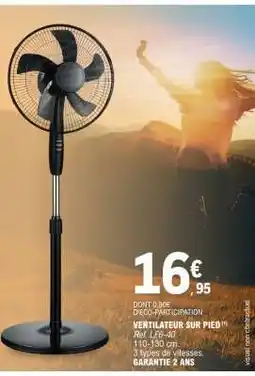 E.Leclerc Ventilateur sur pied offre