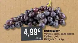 E.Leclerc Raisin Noir offre
