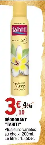 E.Leclerc DÉODORANT “TAHITI” offre