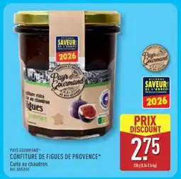 ALDI CONFITURE DE FIGUES DE PROVENCE offre