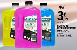 E.Leclerc LIQUIDE DE REFROIDISSEMENT MEG 2% 4L offre