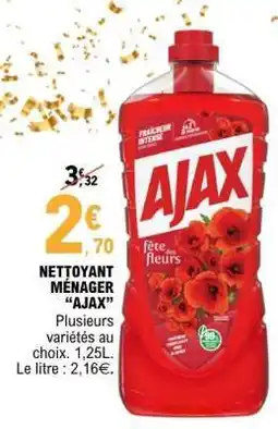 E.Leclerc NETTOYANT MENAGER AJAX offre