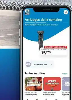 ALDI Rasoir électrique offre