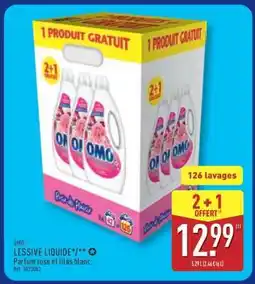 ALDI LESSIVE LIQUIDE “OMO” offre
