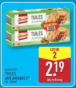 ALDI Biscotto Tuiles aux Amandes offre