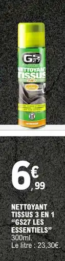 E.Leclerc NETTOYANT TISSUS 3 EN 1 “GS27 LES ESSENTIELS” offre