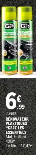 E.Leclerc RÉNOVATEUR PLASTIQUES “GS27 LES ESSENTIELS” offre