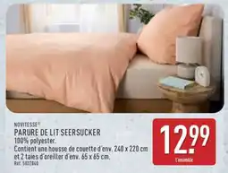 ALDI PARURE DE LIT SEERSUCKER offre