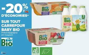 Carrefour Carrefour baby bio bon plan sur tout carrefour baby bio offre