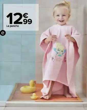 Carrefour Disney poncho de bain offre