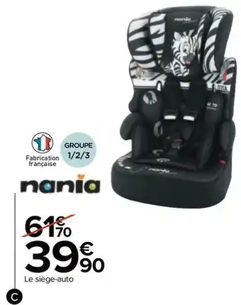 Nania siège-auto "clipperton", groupe 0-1