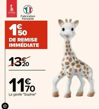 Carrefour Sophie la girafe sophie la girafe offre