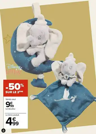 Carrefour Disney doudou offre