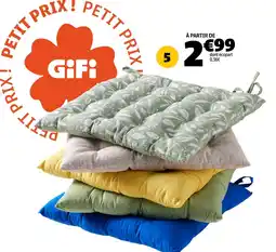 Gifi Gifi galette de chaise offre