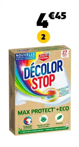 Gifi Eau écarlate lingettes décolor stop offre