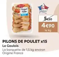 E.Leclerc Le gaulois - pilons de poulet offre