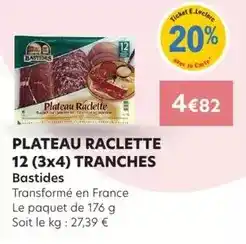 E.Leclerc E.leclerc - plateau raclette 12 (3x4 offre
