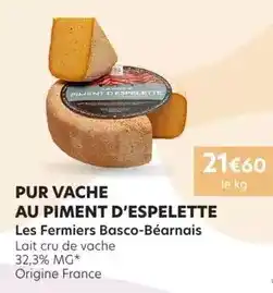 E.Leclerc Pur vache au piment d'espelette offre