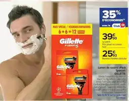 Carrefour Drive Gillette - lames de rasoirs-pack special offre