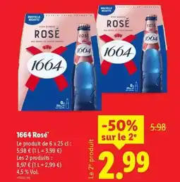 Lidl Kronenbourg - 1664 rose offre