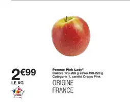 Monoprix Pomme pink lady offre