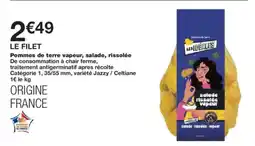 Monoprix Pommes de terre vapeur, salade, rissolée de consommation à chair ferme, offre