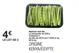 Monoprix Haricot vert fin offre
