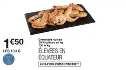 Monoprix Crevettes cuites offre