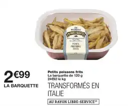Monoprix Petits poissons frits offre