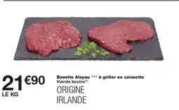 Monoprix Bavette Aloyau à griller en caissette Viande bovine offre