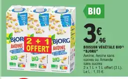 E.Leclerc Bjorg boisson végétale bio offre