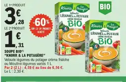 E.Leclerc Knorr & la potagère soupe bio offre
