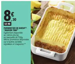 E.Leclerc Maison tino parmentier de boeuf offre