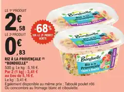 E.Leclerc Bonduelle riz à la provençale offre