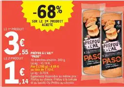 E.Leclerc Paso préfou à l'ail offre