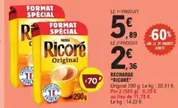 E.Leclerc Nestlé ricoré original recharge offre
