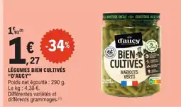 E.Leclerc D'aucy légumes bien cultivés offre