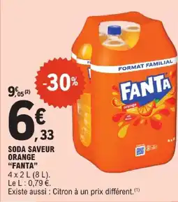 E.Leclerc Fanta soda saveur orange offre