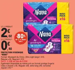 E.Leclerc Nana protection hygiénique offre