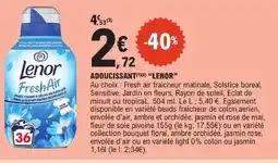 E.Leclerc Lenor adoucissant offre