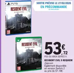 E.Leclerc Capcom resident evil 9 requiem ps5 offre