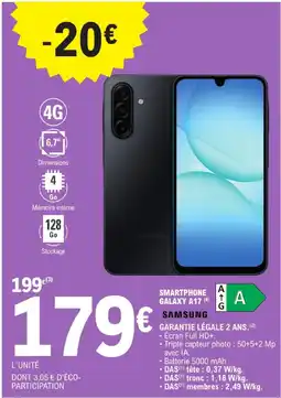 E.Leclerc Samsung smartphone galaxy a17 offre